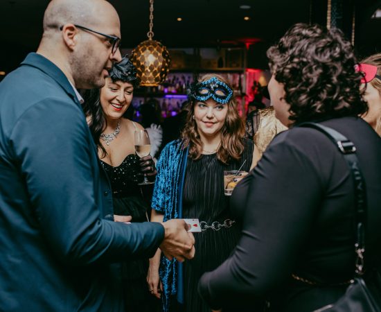 mingling magician at event